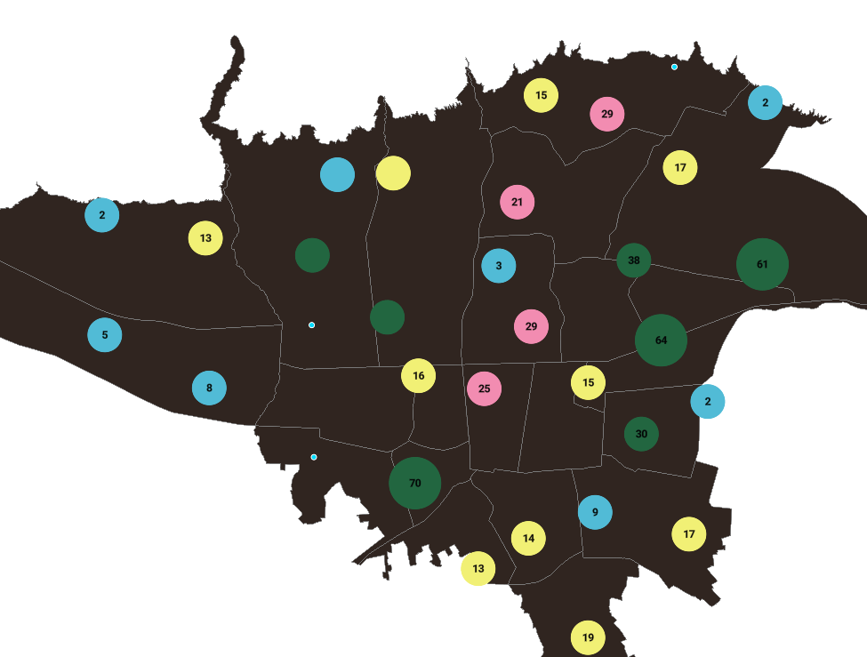 cluster map online